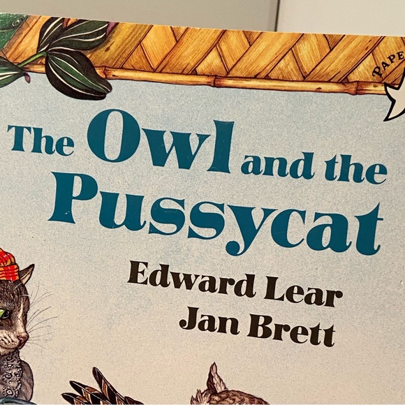 The Owl And The Pussycat Edward Lear Jan Brett  BOOK 1991 Caribbean cat Pictures - Picture 2 of 15